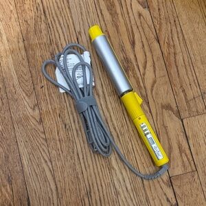 Yellow and Silver Curling Iron DRYBAR